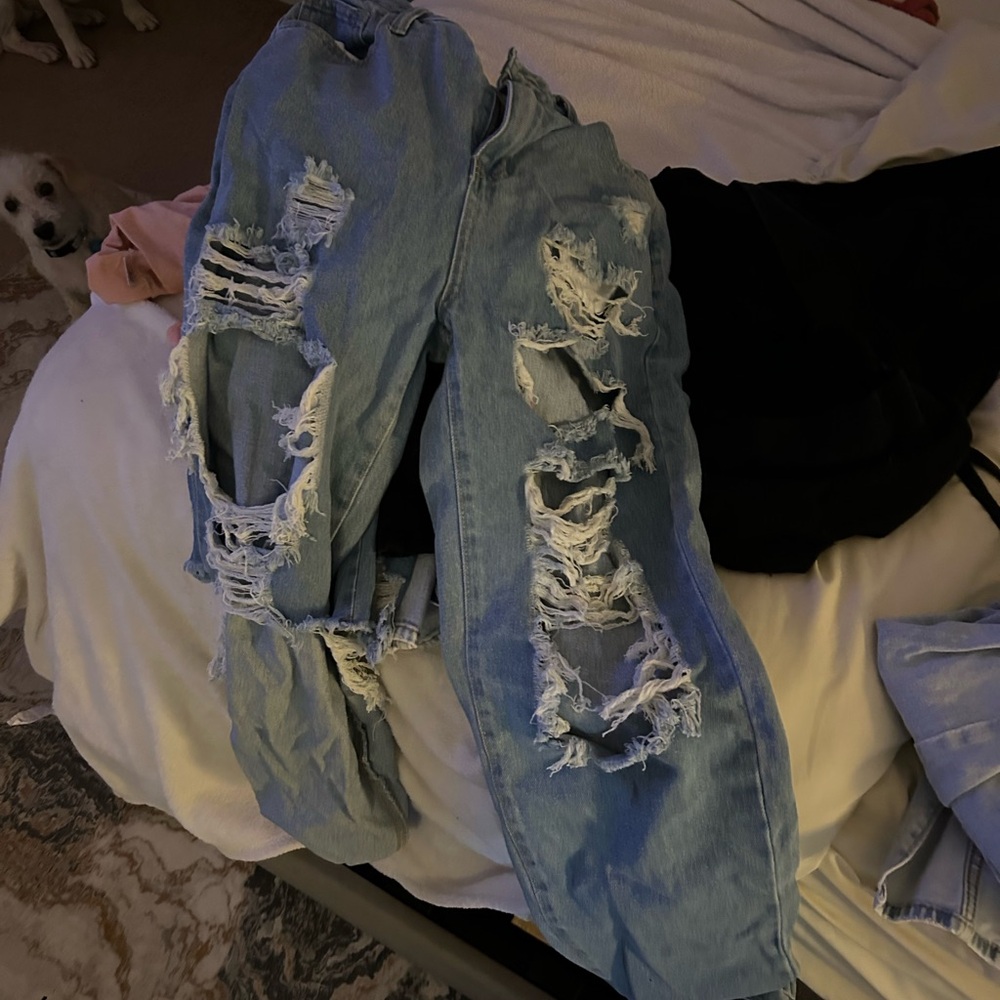 Shein Blue Denim Jeans